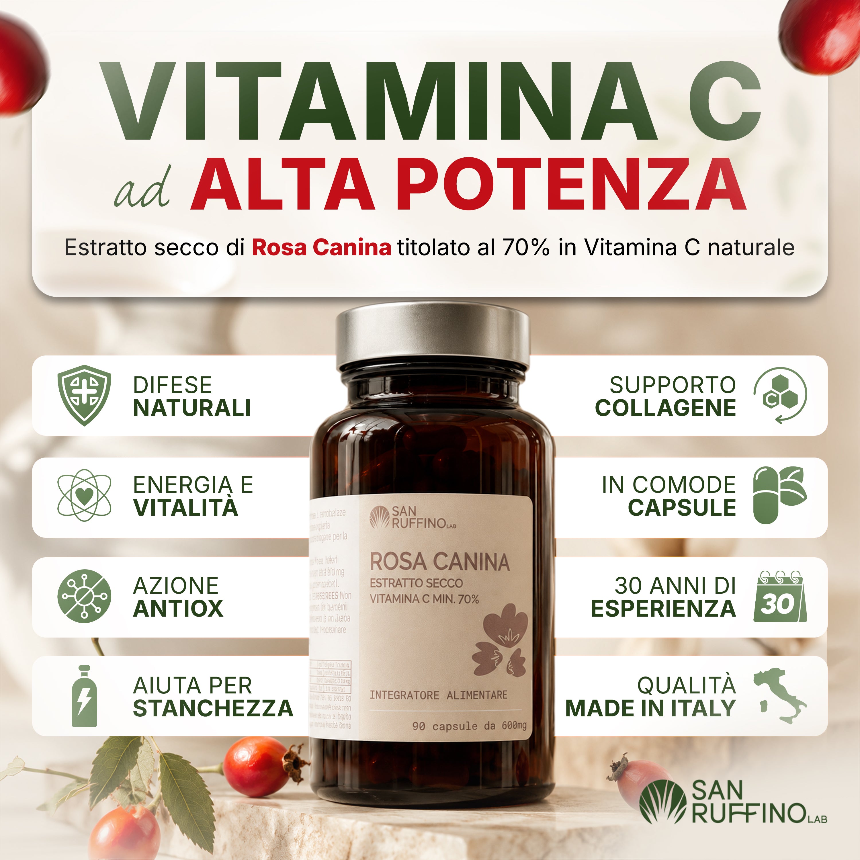 ROSA CANINA - VIT. C 70%